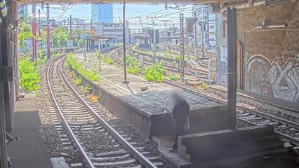 Intrusion sur les voies à la jonction Nord-Midi