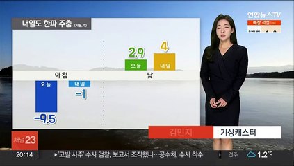 [날씨] 내일 강추위 대신 폭설…중부 중심 최고 10㎝
