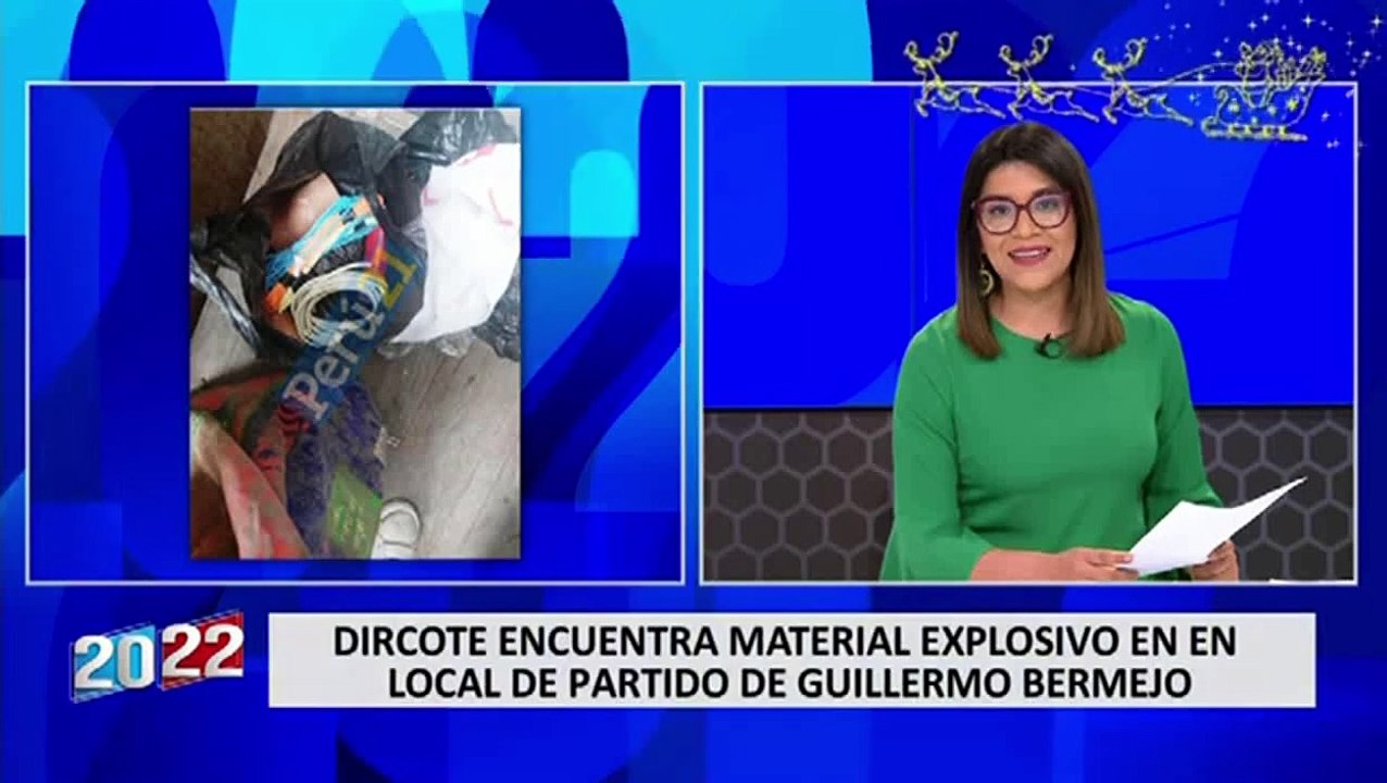Guillermo Bermejo: Dircote encuentra material explosivo en local de partido de congresista