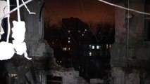 Rus güçlerinin kontrolü altındaki bölgeye yönelik saldırıda hastane binası hasar gördü