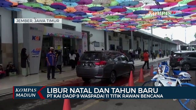 Libur Natal Dan Tahun Baru, PT KAI Daop 9 Waspadai 11 Titik Rawan Bencana
