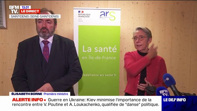 Élisabeth Borne rappelle l'importance du port du masque dans les espaces clos et de la vaccination avant les fêtes