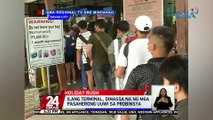 Ilang terminal, dinagsa na ng mga pasaherong uuwi sa probinsya | 24 Oras