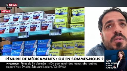Pénurie de médicaments : Un pharmacien se dit très inquiet et lance un appel dans Morandini Live : "Que fait le Ministre de la santé ? On est en 2023 en France et on est dans cette situation dramatique !"