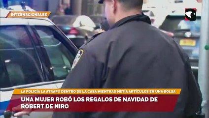 Una mujer robó los regalos de navidad de Robert de Niro