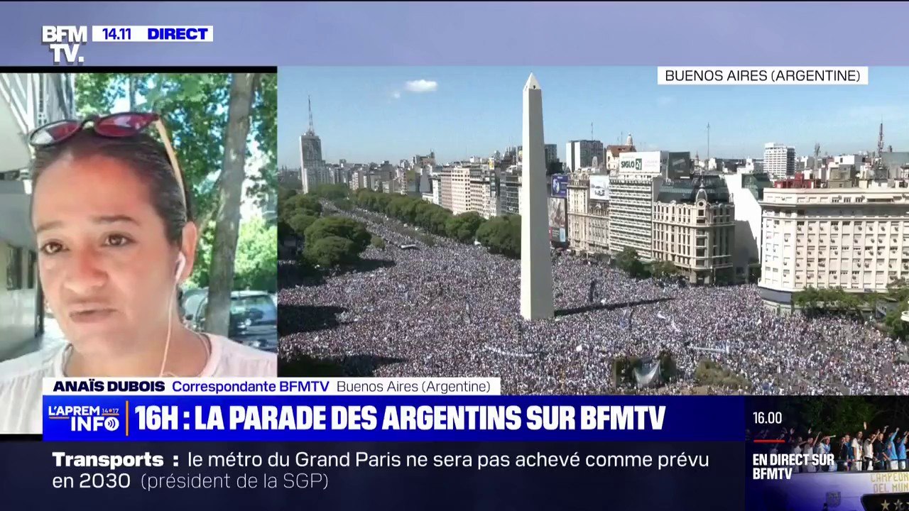 Une marée humaine attend les champions du monde...