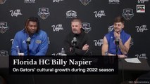 Florida HC Billy Napier on Gators' Cultural Growth in 2022