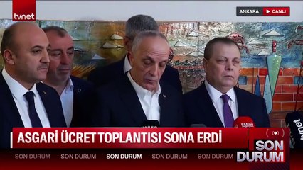 Asgari ücret toplantısı sona erdi! Türk-İş son teklifini açıkladı