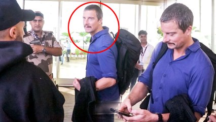 Bear Grylls Stopped By Security At Mumbai Airport