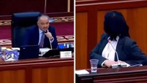 Kırgızistan parlamentosunda gerginlik! Bakanın sunum yaparken tercih ettiği dil, meclis başkanını kızdırdı