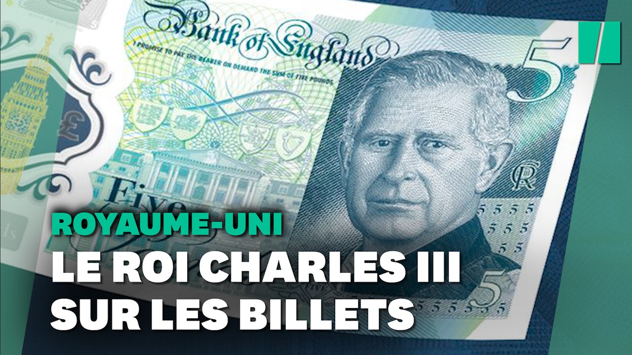 Royaume-Uni : les billets de banque à l'effigie du roi Charles III entrent en circulation ce mercredi
