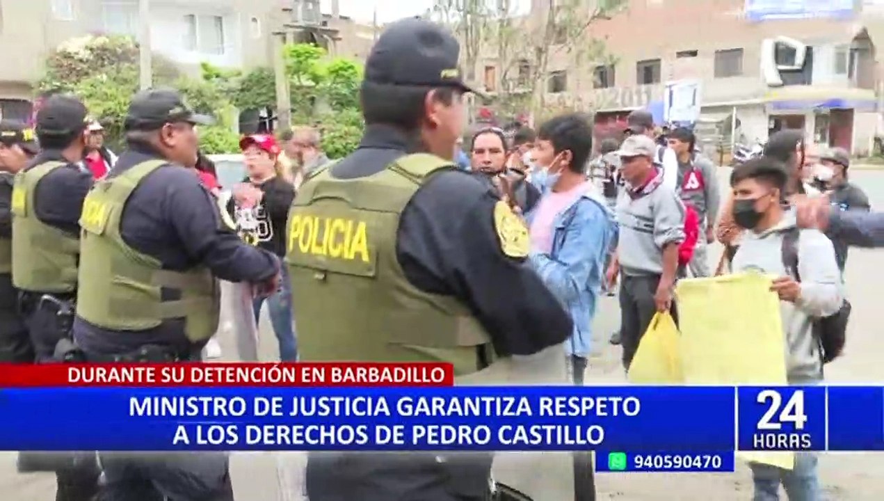 Pedro Castillo solo podrá recibir visitas de familiares y abogados acreditados