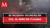 Tres hombres mueren calcinados en incendio en Tijuana