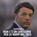 Renzi: “Mai visto uno scandalo così, tolgono i soldi della 18app per darli alle squadre di calcio”