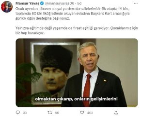 Mansur Yavaş: Ankara'da Başkent Kart'la Kantin Alışverişi Dönemini Başlatıyoruz