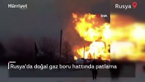 Rusya'da doğal gaz boru hattında patlama