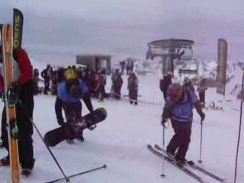 Open Freeride, au départ