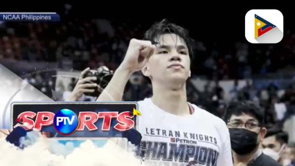 Brent Paraisp, tinapos ang kanyang collegiate career bilang champion