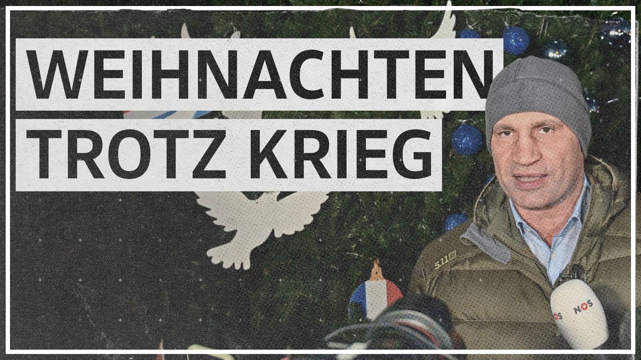 Weihnachtsstimmung trotz Krieges: 'Lassen uns das Fest nicht stehlen'