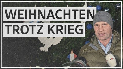 Weihnachtsstimmung trotz Krieges: "Lassen uns das Fest nicht stehlen"