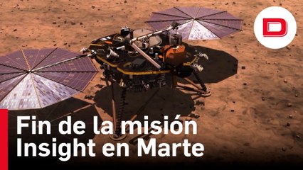La NASA asume que la misión Insight en Marte llegó a su final