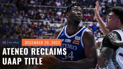 Ateneo reclaims lost glory, outguns UP in Game 3 to regain UAAP basketball title