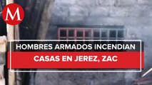 Con granadas, incendian dos casas en Jerez, Zacatecas; se registran bloqueos en carreteras