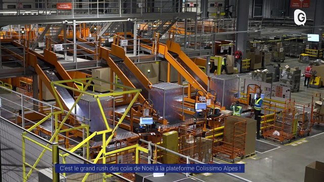 Reportage - Le rush des colis de Noël à la plateforme Colissimo Alpes !