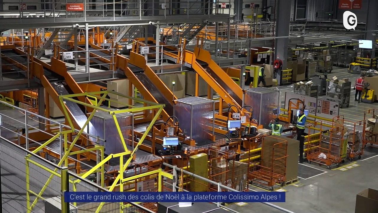 Reportage - Le rush des colis de Noël à la plateforme Colissimo Alpes !