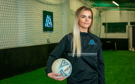 Brittany Jeal has opened a new football unit in North End Portsmouth