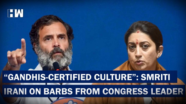 Headlines: Gandhis-Certified Culture : Smriti Irani On Barbs From Congress Leader | Rahul Gandhi