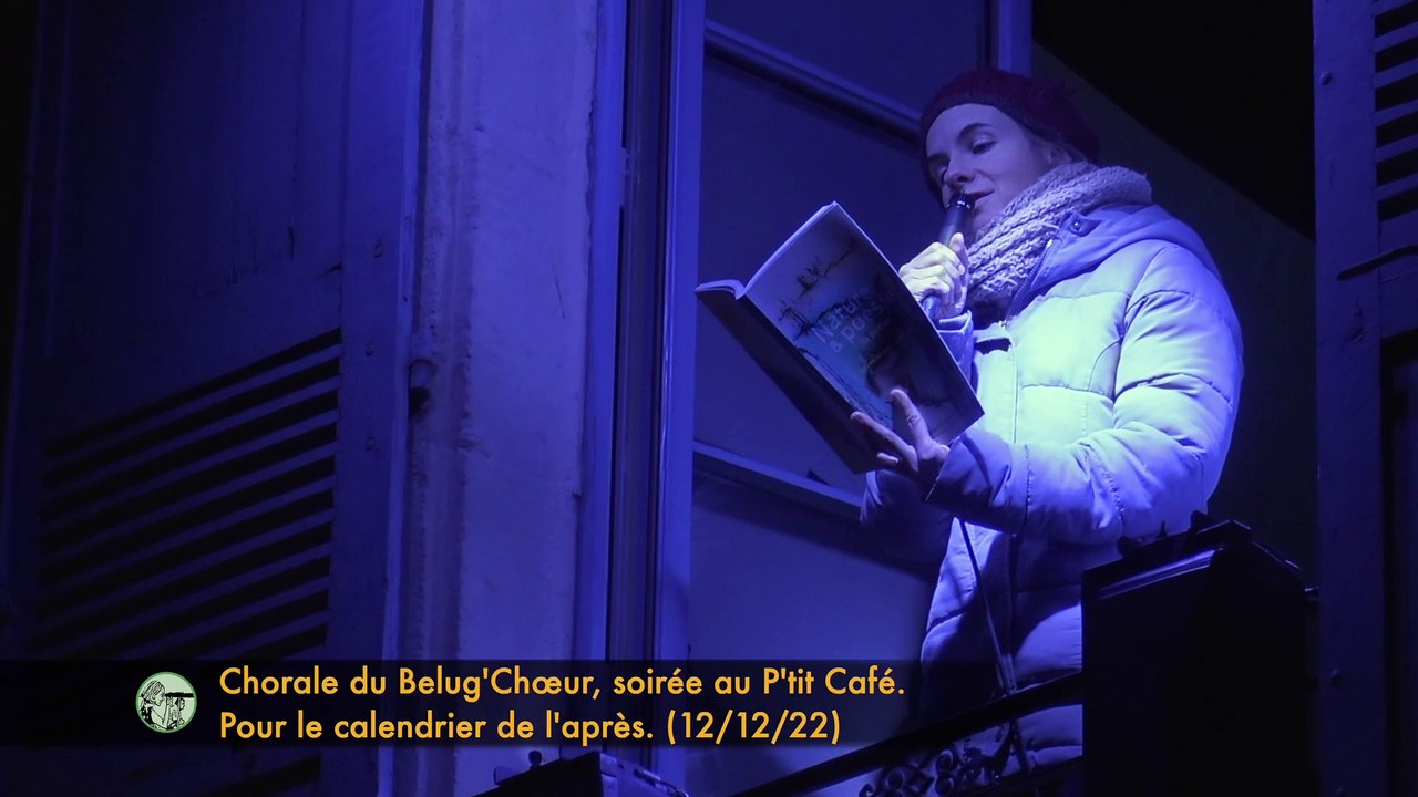 Poème et chants, Chorale du Beluga au P'tit café, le 12/12/22
