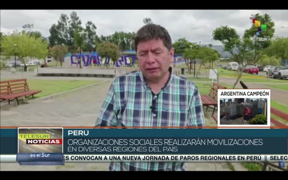 Organizaciones sociales realizarán movilizaciones en diversas regiones del país peruano