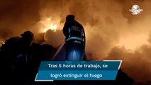 Se incendia planta recicladora en Tlaquepaque, Jalisco; no se reportan lesionados 