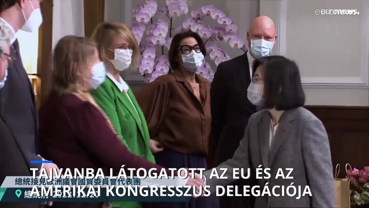 Tajvanba látogatott az Európai Unió és az amerikai kongresszus delegációja