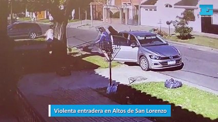 Violenta entradera en Altos de San Lorenzo