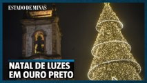 Natal das luzes em Ouro Preto tem árvore de 18m