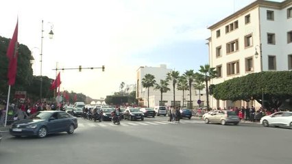 Fas Milli Takımı başkent Rabat'a geldi