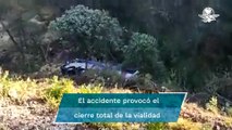 Al menos un muerto tras choque de autobús en la México-Puebla 