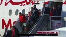 المنتخب المغربي صاحب الإنجاز التاريخي في المونديال يصل إلى الرباط