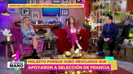 'No sabía que había tanto francés' Cristian de la Fuente molesto por mexicanos que apoyaron a Francia