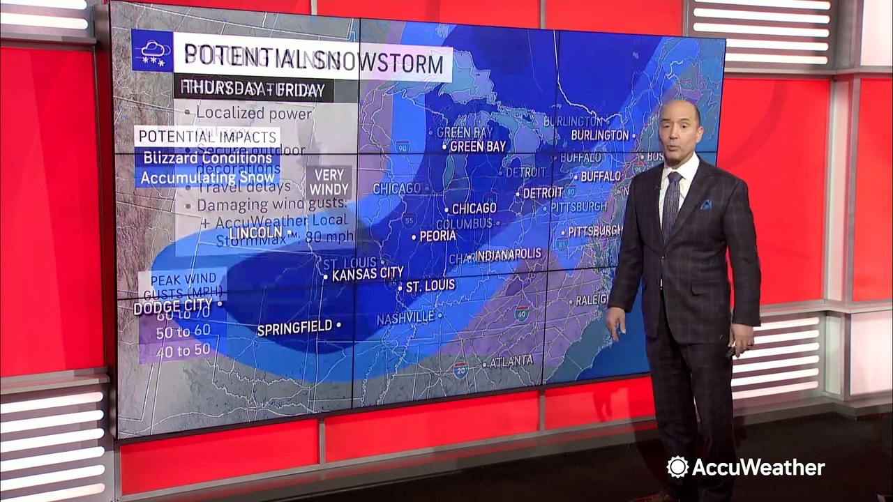 Life-threatening storm to affect the central US