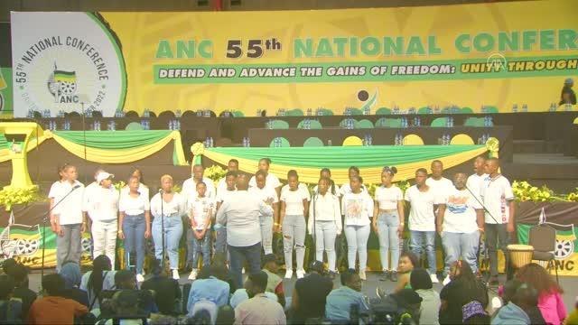 JOHANNESBURG - Güney Afrika Devlet Başkanı Ramaphosa, Afrika Ulusal Kongresi'nde konuştu