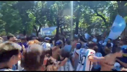 Worshipped World Cup winners back on Argentinian soil