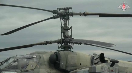 VÍDEO: Helicópteros Ka-52 atacaram redutos e veículos blindados das Forças Armadas da Ucrânia