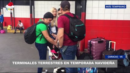 Terminales terrestres en Caracas durante la temporada navideña - 20Dic @VPItv