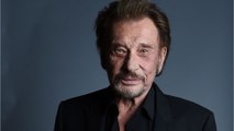 Voici - Exposition Johnny Hallyday : Mamie Rock fait une rare apparition avec Jade et Joy