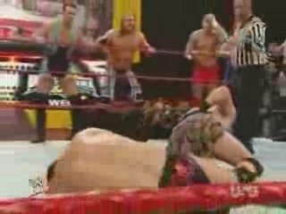 Randy Orton & John Cena vs R@W Roster 2/2 - 3/17/08