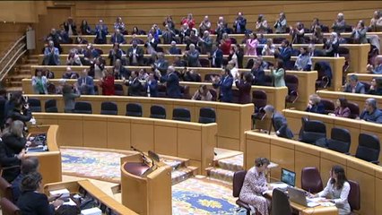 Скачать видео: El Senado aprueba los Presupuestos Generales para 2023