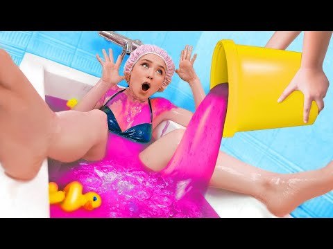 Comment je suis devenue une SUPERHÉROÏNE - Farces TOP avec du SLIME | Version mobile par LaLaL'r